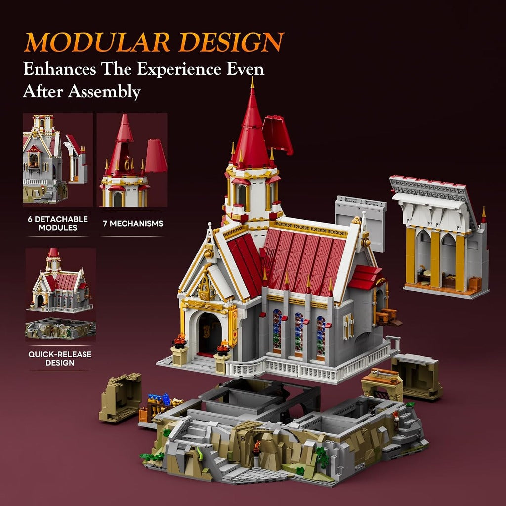 Lumibricks King's Castle Treasury (L9105) building set - view 5