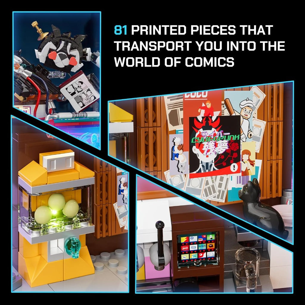 Lumibricks Manga Shop (17015) building set - view 5