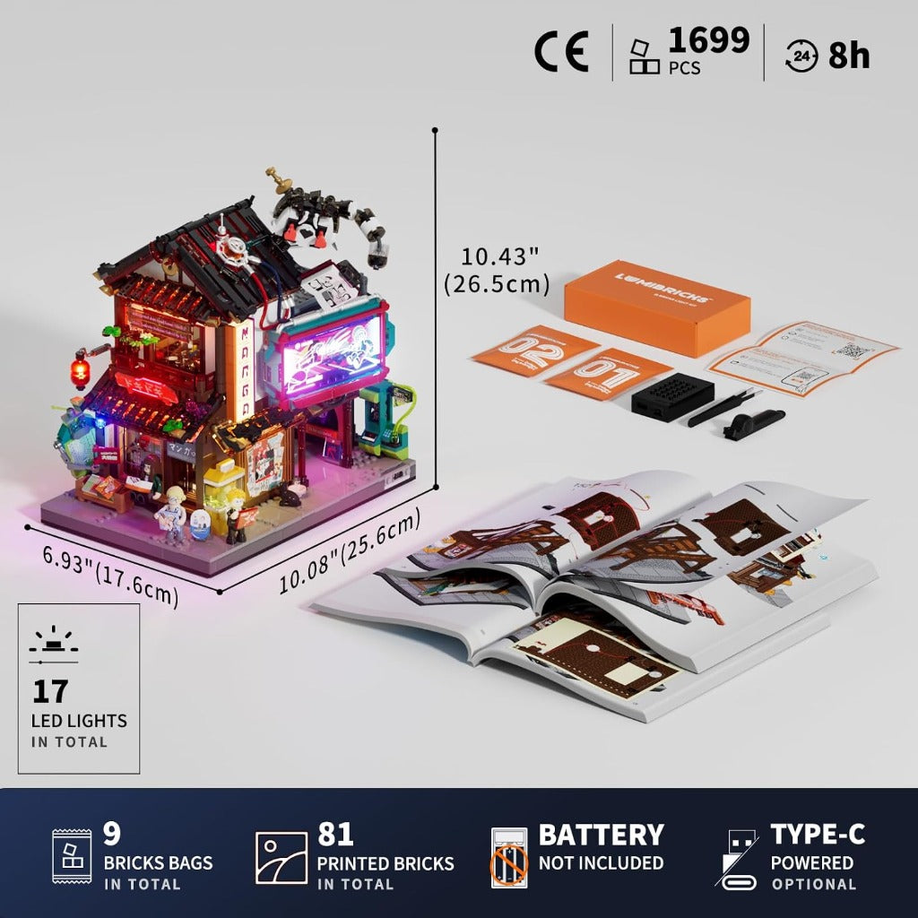 Lumibricks Manga Shop (17015) building set - view 7