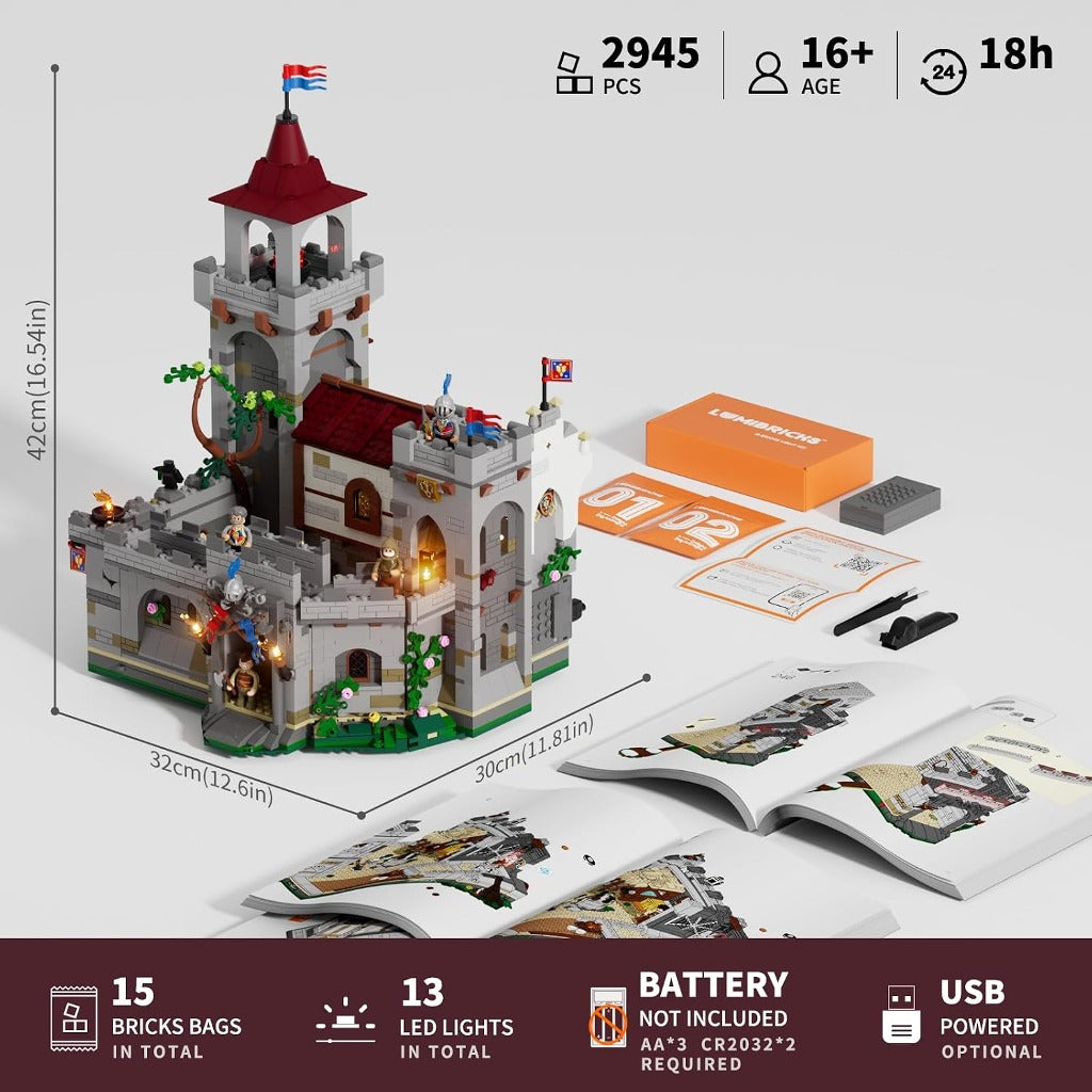 Lumibricks Medieval Guard Post (12013) building set - view 3