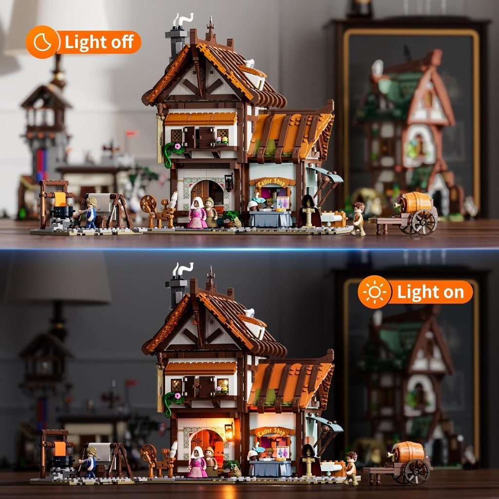 Lumibricks Medieval Tailor Shop (F9038) building set - view 5