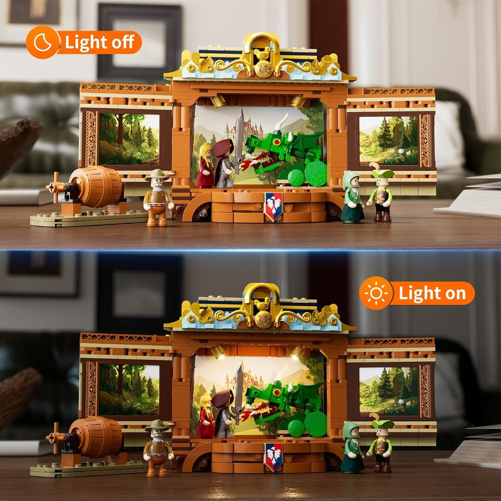 Lumibricks Medieval Troupe Carriage (L9063) building set - view 4