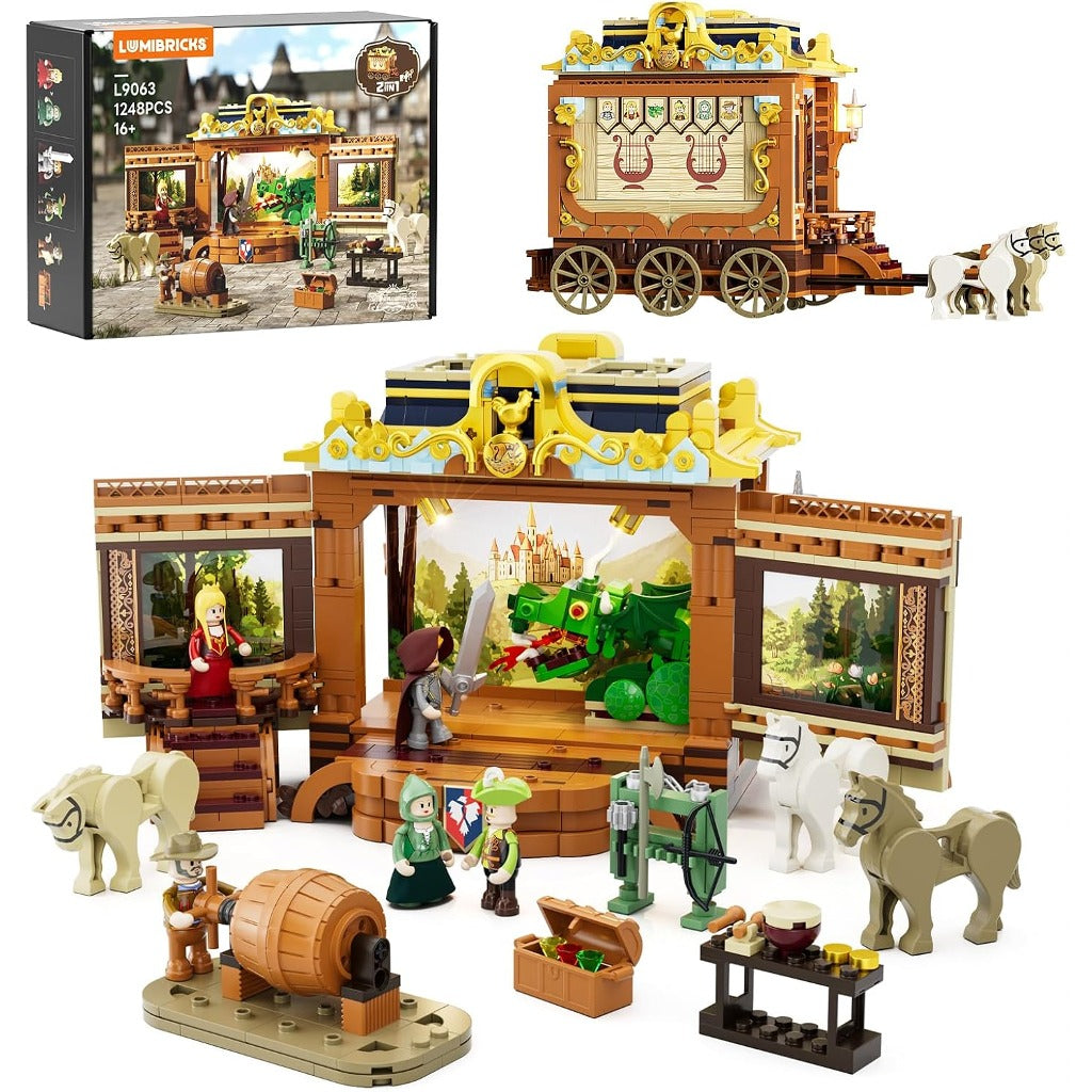 Lumibricks Medieval Troupe Carriage (L9063) building set