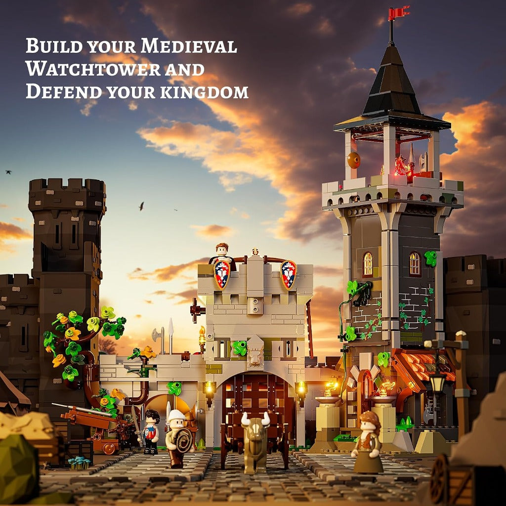 Lumibricks Medieval Watchtower (F9027) building set - view 6