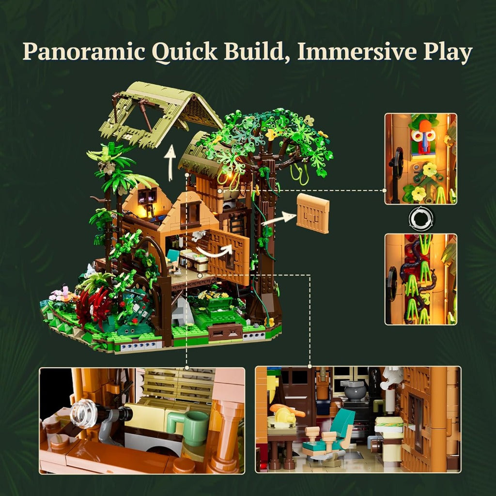 Lumibricks Misty Forest Cabin (10015) building set - view 3