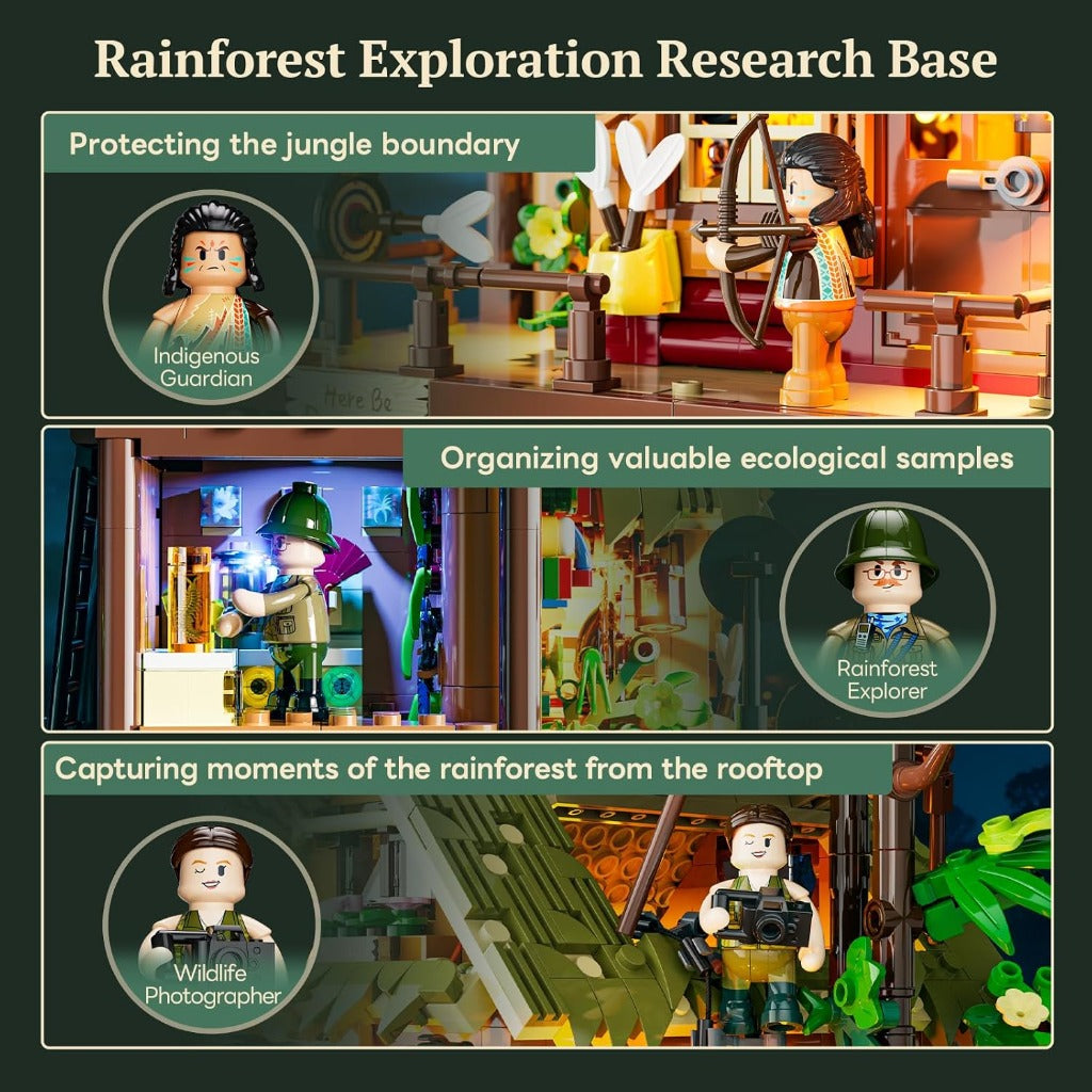 Lumibricks Misty Forest Cabin (10015) building set - view 4