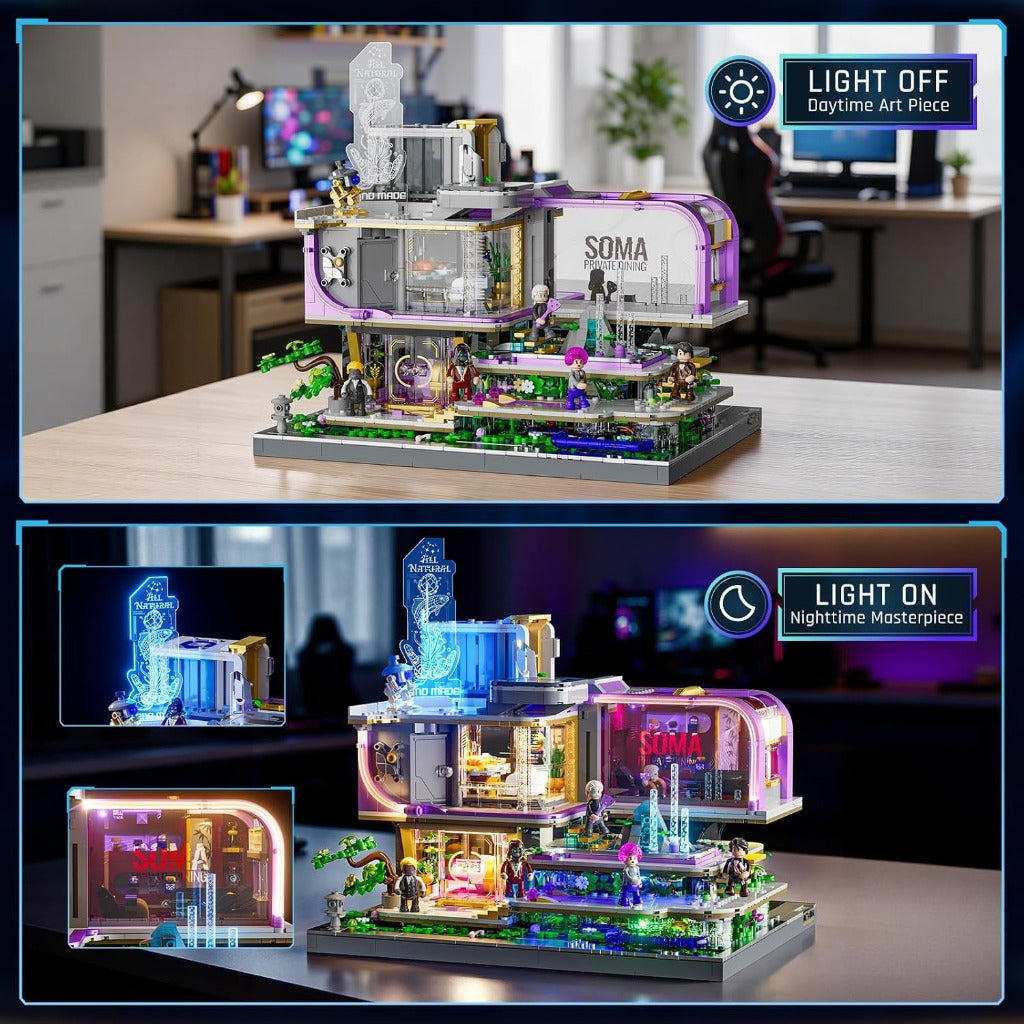 Lumibricks Neon Elite Lounge (17013) building set - view 3