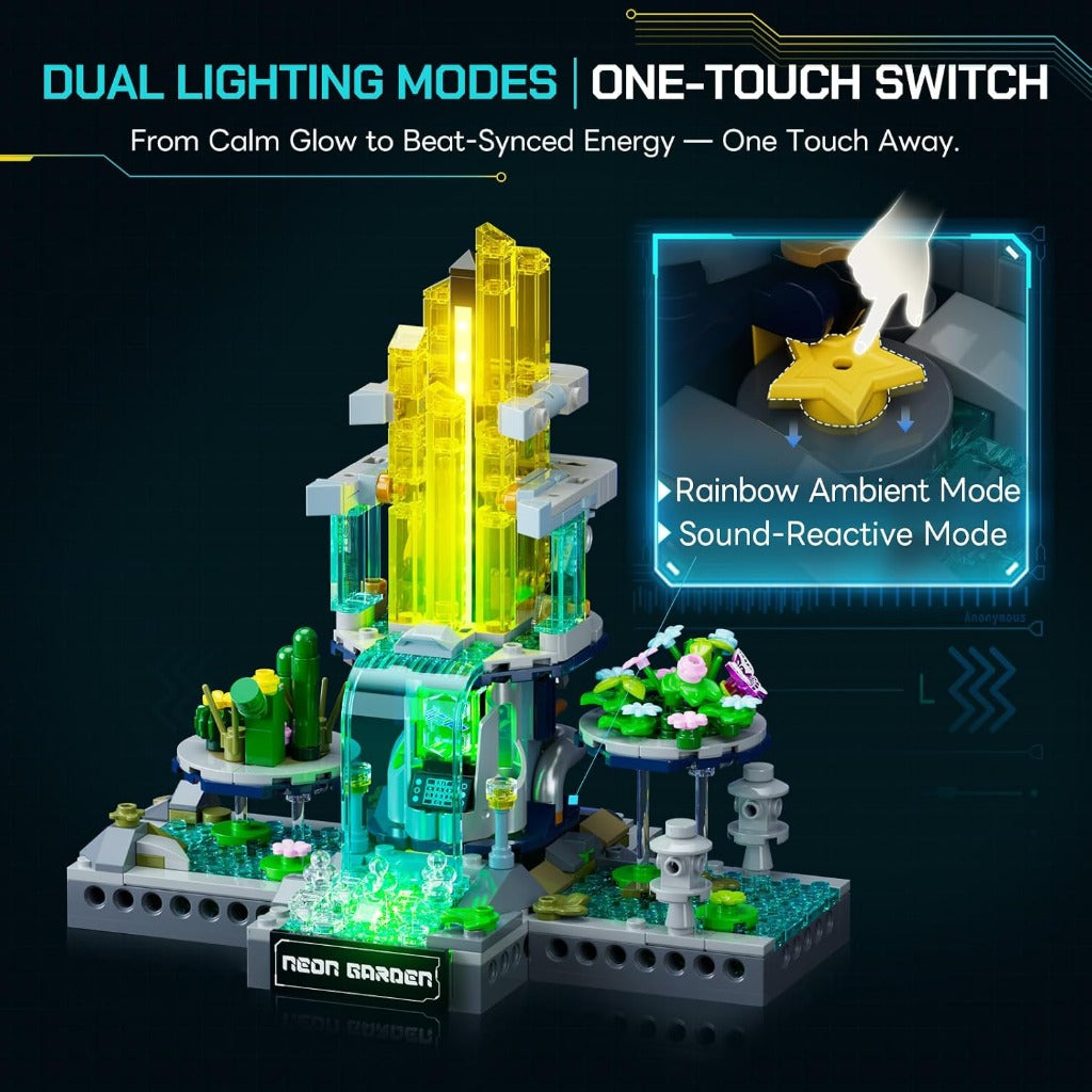 Lumibricks Neon Garden (17014) building set - view 2