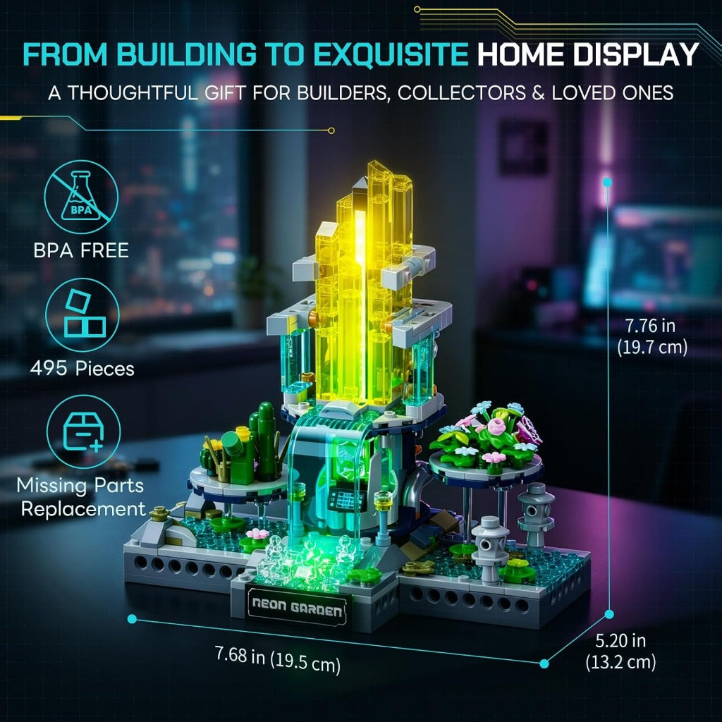 Lumibricks Neon Garden (17014) building set - view 6