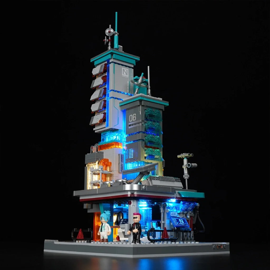 Lumibricks Neon Tech Station (17010) building set - view 5
