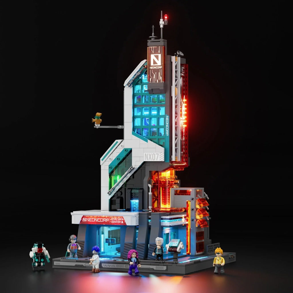 Lumibricks Neon Tech Tower (17011) building set - view 3