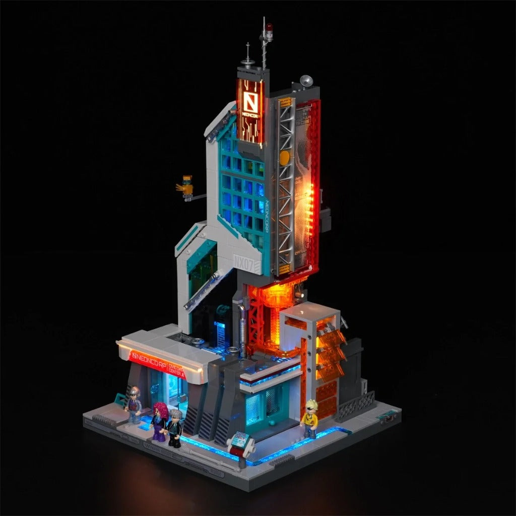 Lumibricks Neon Tech Tower (17011) building set - view 6