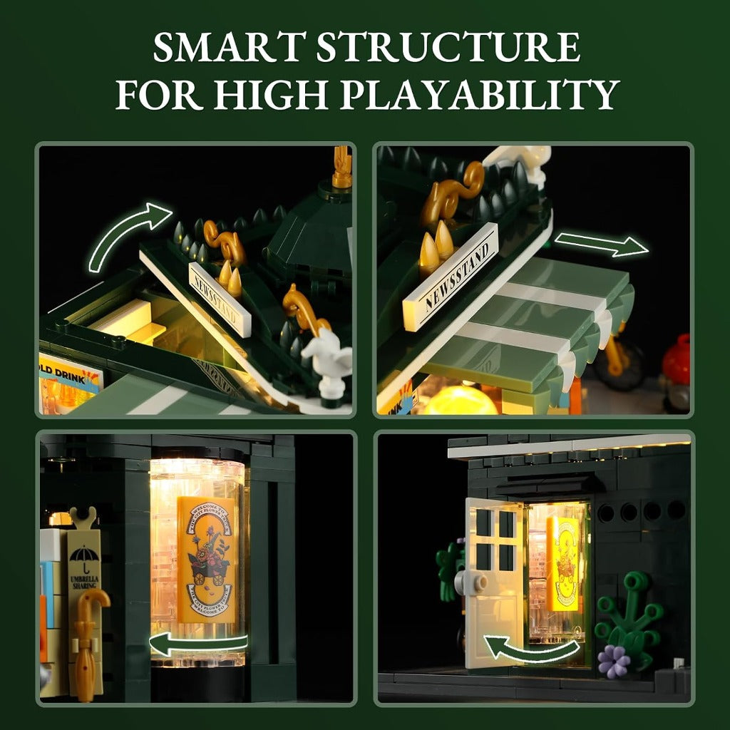 Lumibricks Newsstand (F9023) building set - view 5