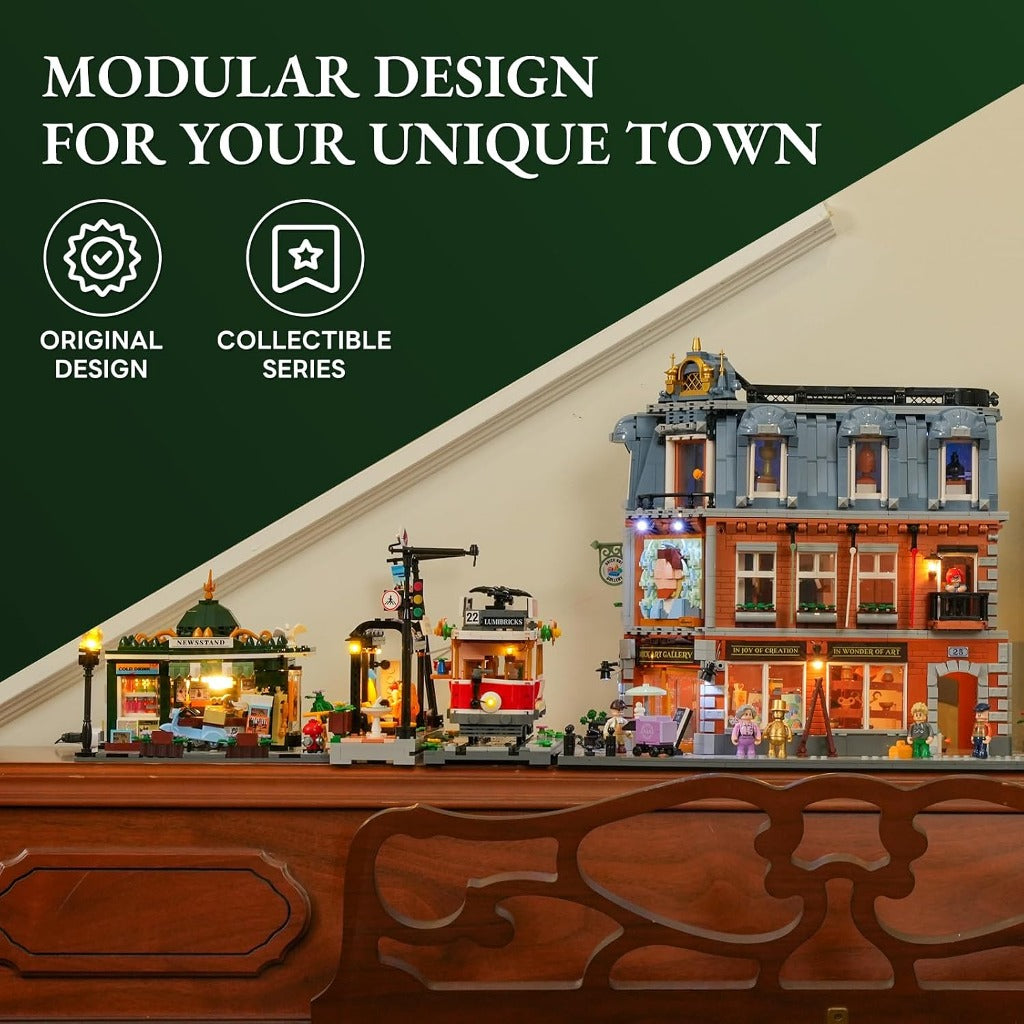 Lumibricks Newsstand (F9023) building set - view 6
