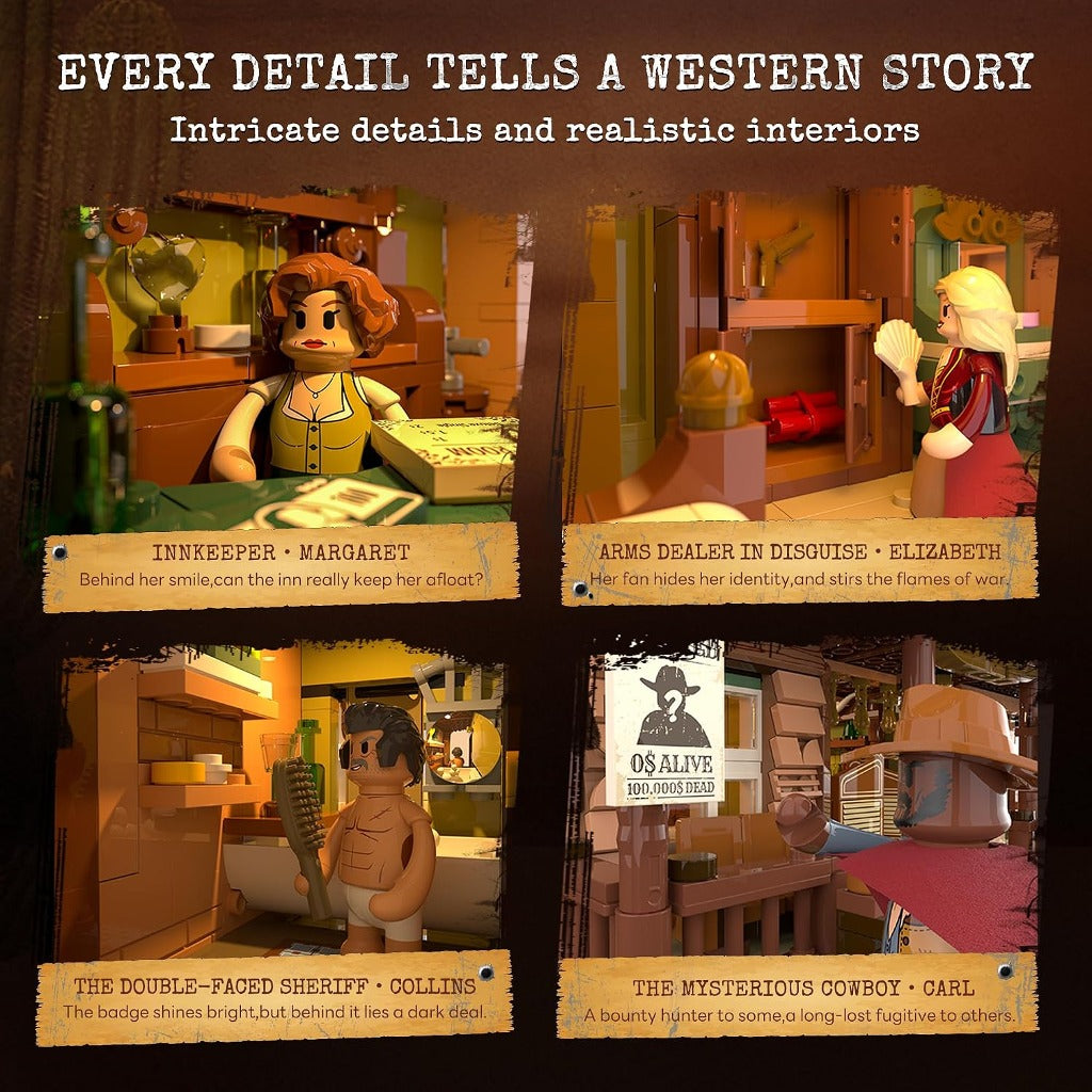 Lumibricks Old West Inn (14014) building set - view 7