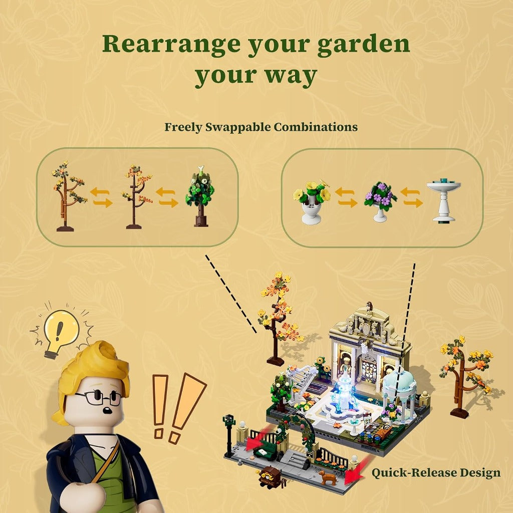 Lumibricks Pocket Garden (15012) building set - view 5