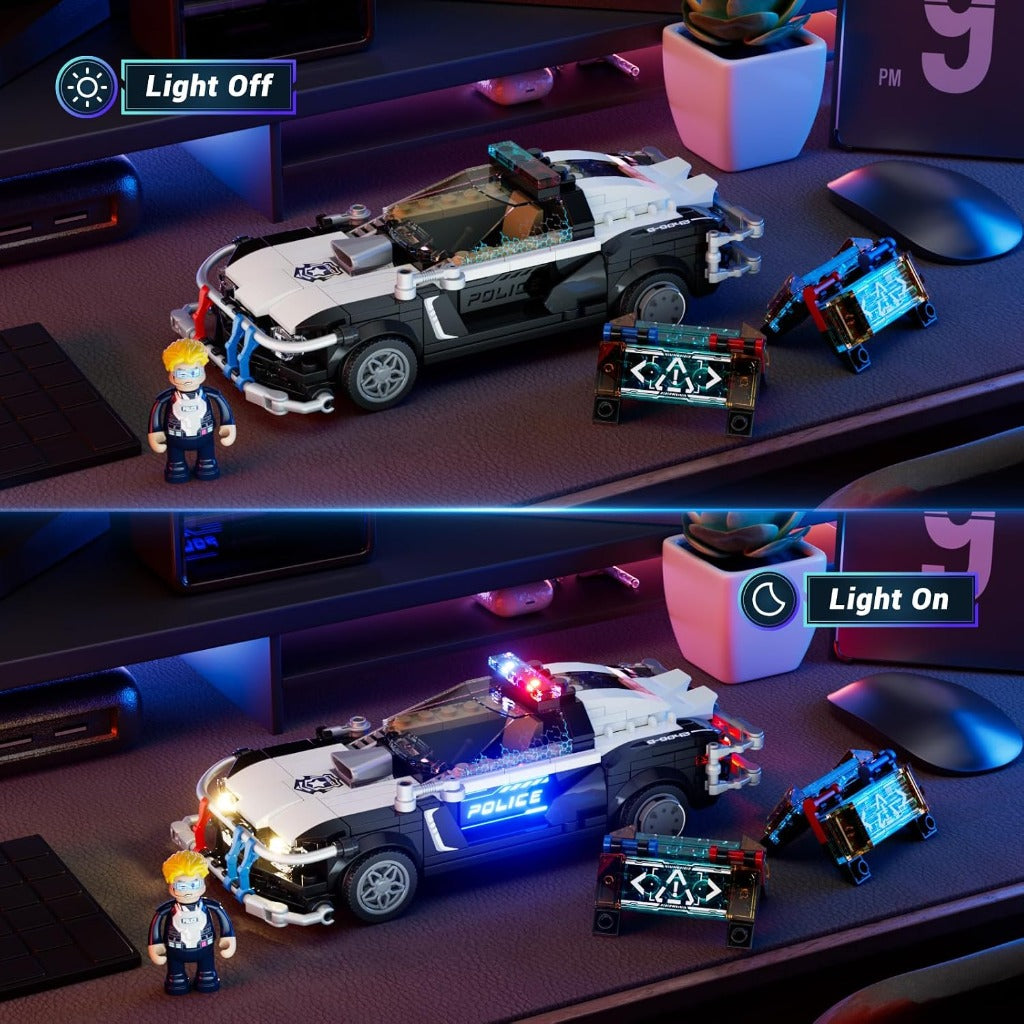 Lumibricks Police Patrol Car (F9043) building set - view 2