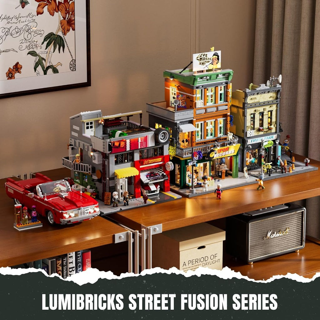 Lumibricks Record Store (F9058) building set - view 5