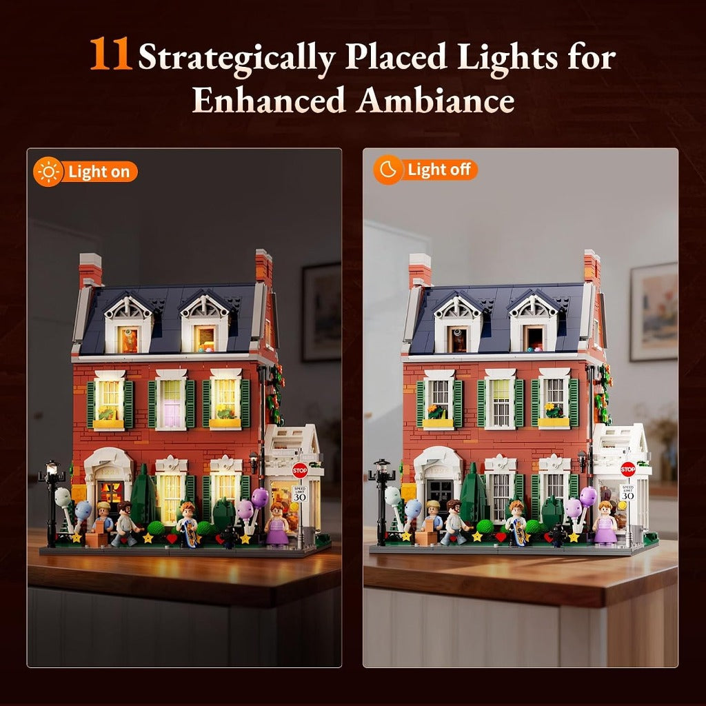 Lumibricks Redbrick Row House (15009) building set - view 5