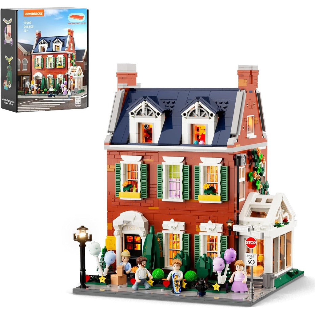 Lumibricks Redbrick Row House (15009) building set