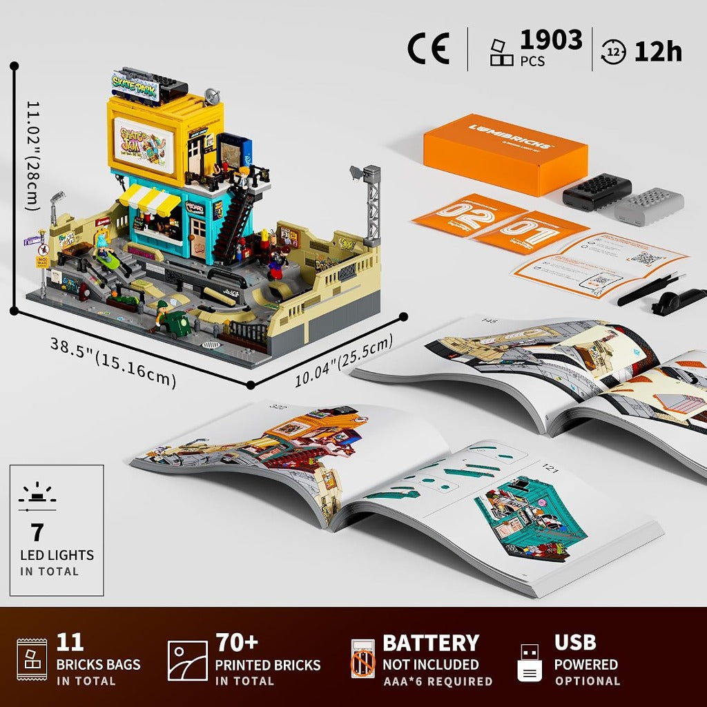 Lumibricks Skate Park (19011) building set - view 2