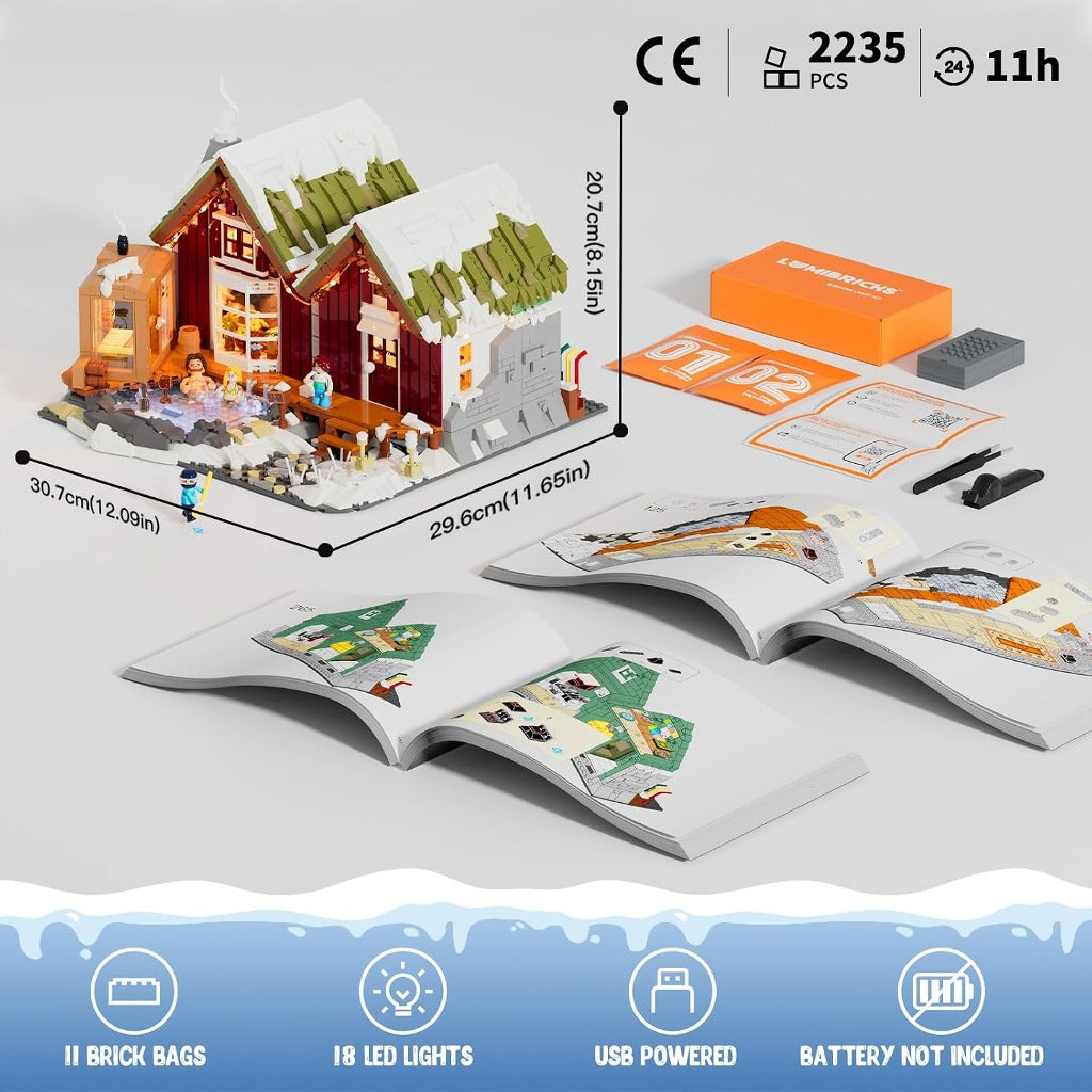 Lumibricks Spa Cabin (L9096) building set - view 3