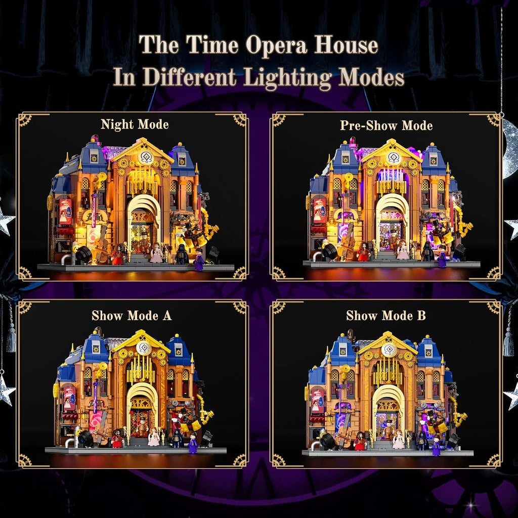 Lumibricks Steampunk Time Opera House (11017) building set - view 2
