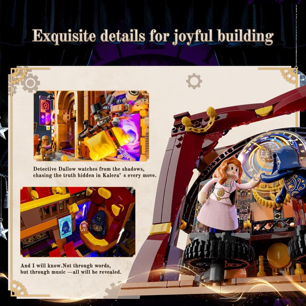 Lumibricks Steampunk Time Opera House (11017) building set - view 5