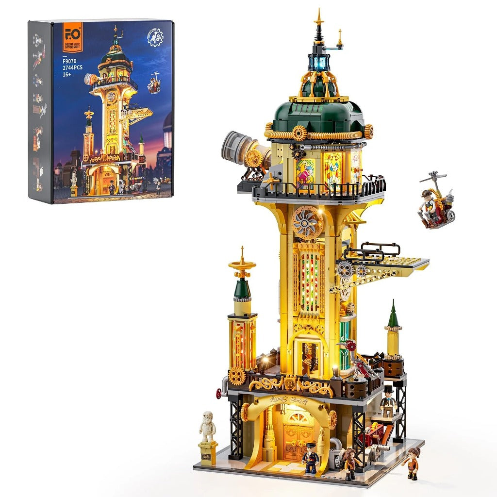 Lumibricks Steampunk Watch Tower (F9070) building set