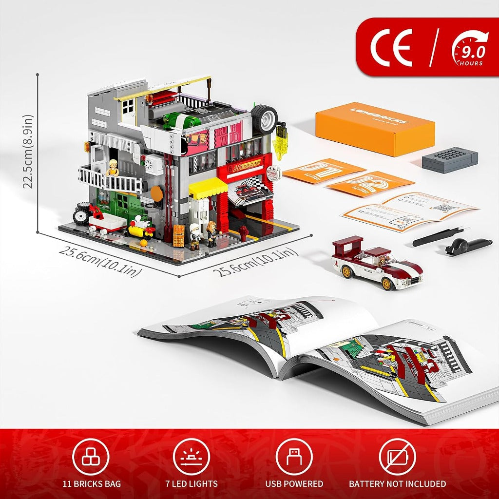 Lumibricks Street MOD Garage (L9088) building set - view 3