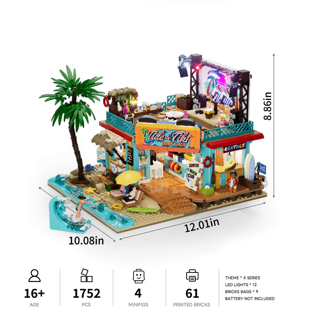 Lumibricks Surf Shop (20004) building set - view 5