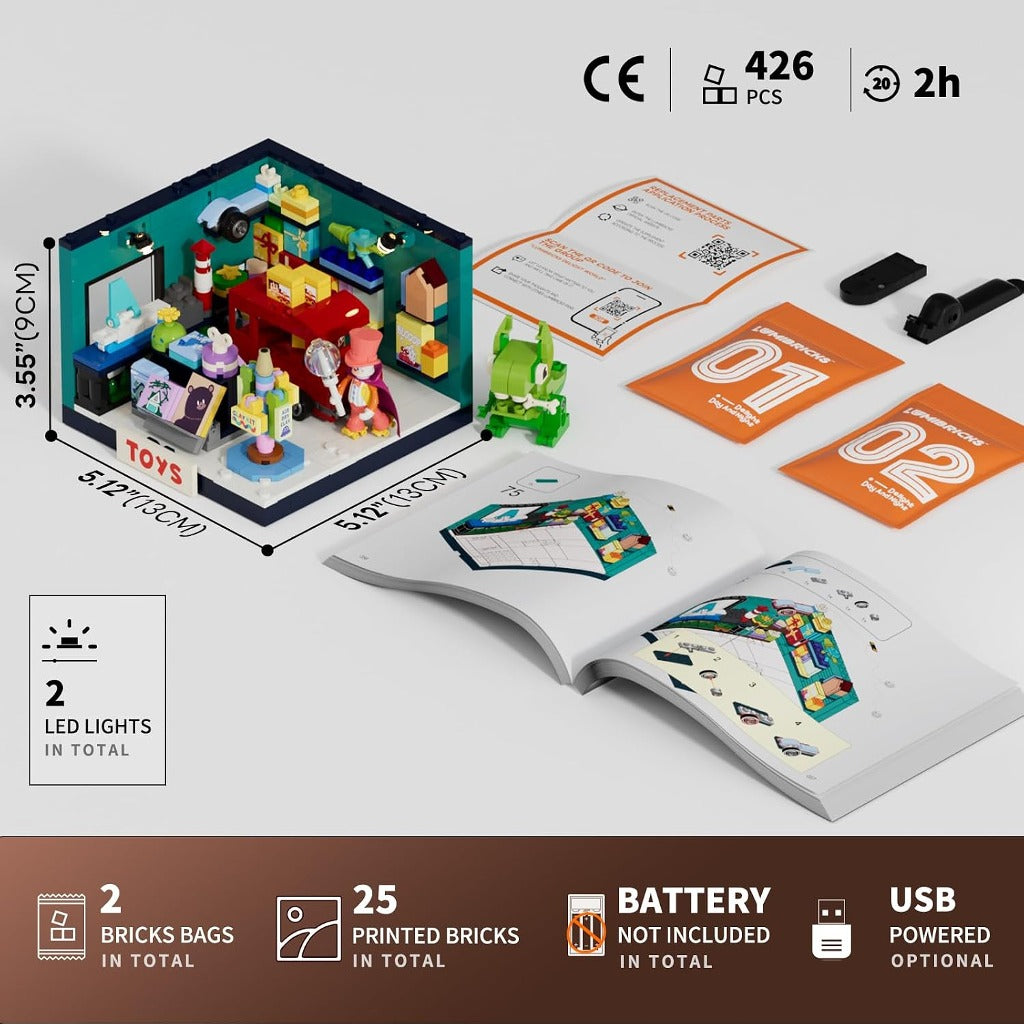 Lumibricks Toy Store Box (15020) building set - view 3