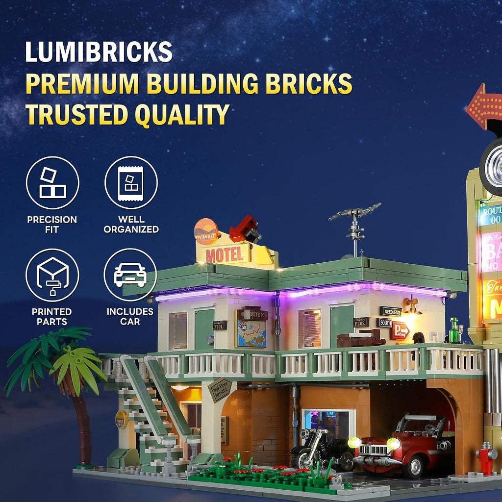 Lumibricks Twilight Motel (F9054) building set - view 6