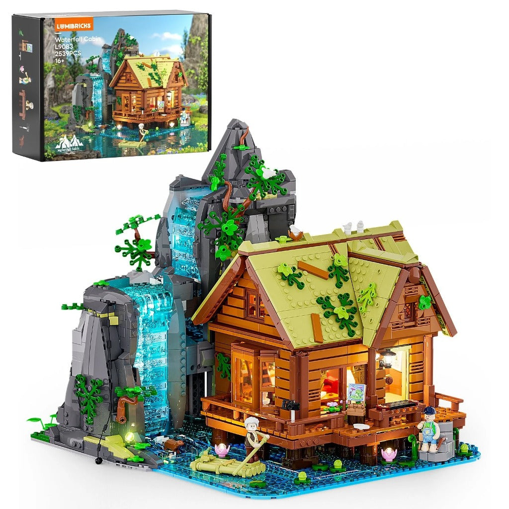 Lumibricks Waterfall Cabin (L9083) building set