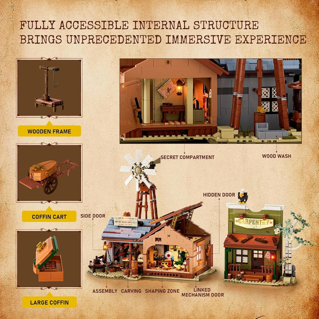 Lumibricks Western Carpentry Workshop (14015) building set - view 4
