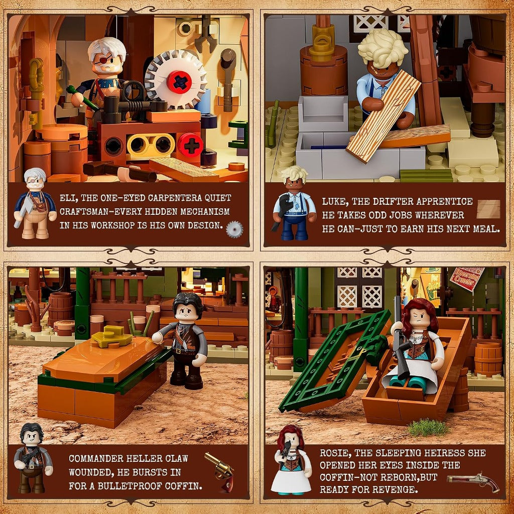 Lumibricks Western Carpentry Workshop (14015) building set - view 5