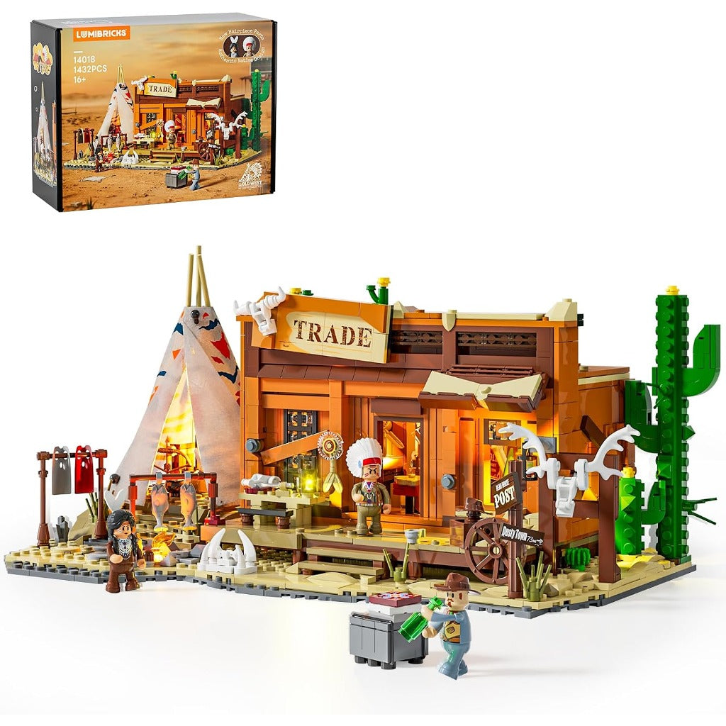 Lumibricks Western Fur Trading Post (14018) building set
