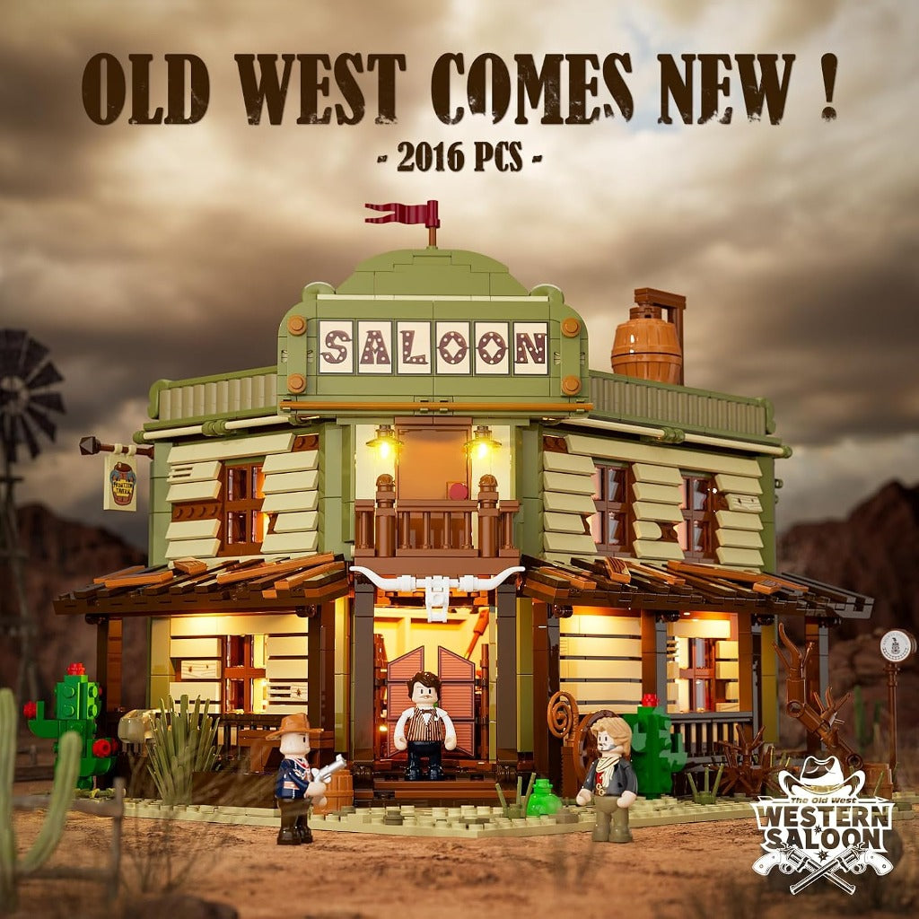 Lumibricks Western Saloon (F9021) building set - view 3