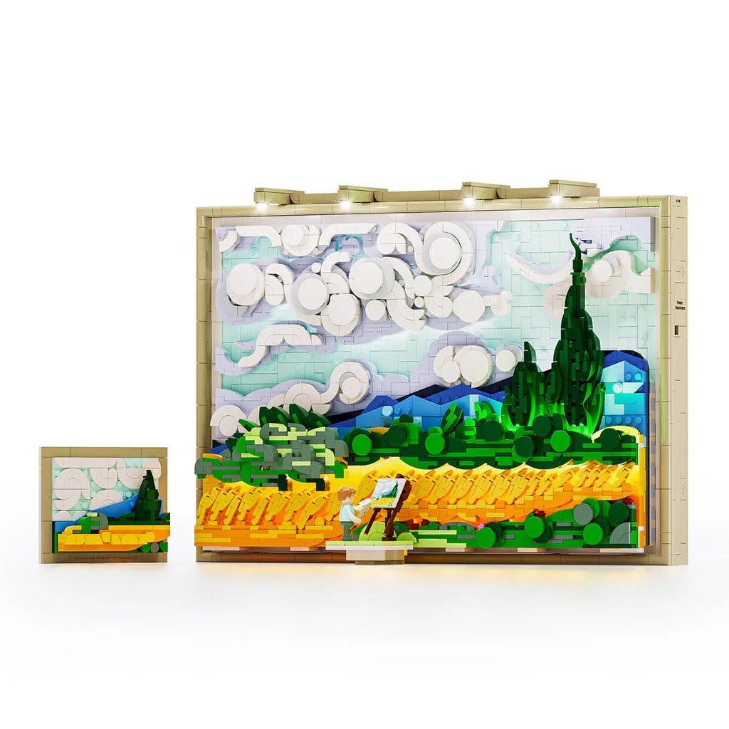 Lumibricks Wheat Field with Cypresses (21001) building set