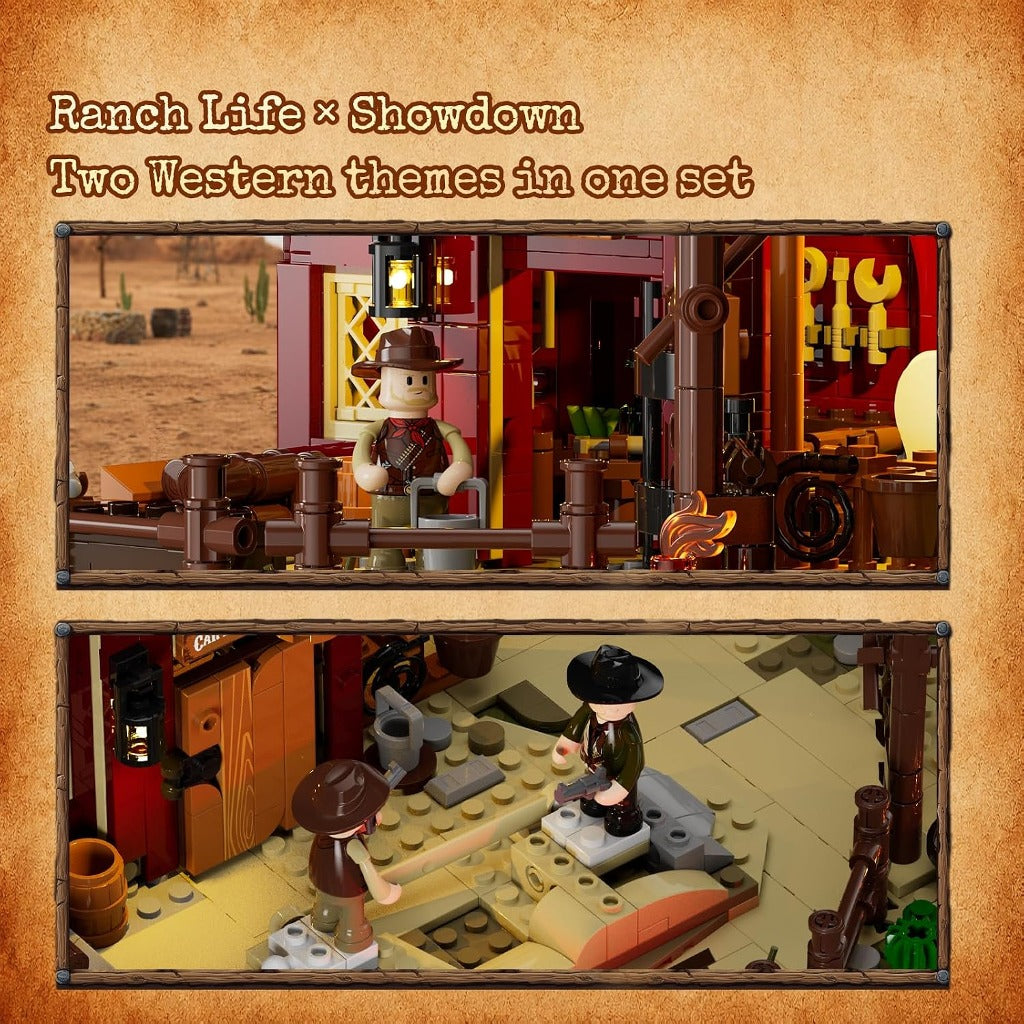 Lumibricks Wild West Ranch Duel (14017) building set - view 3