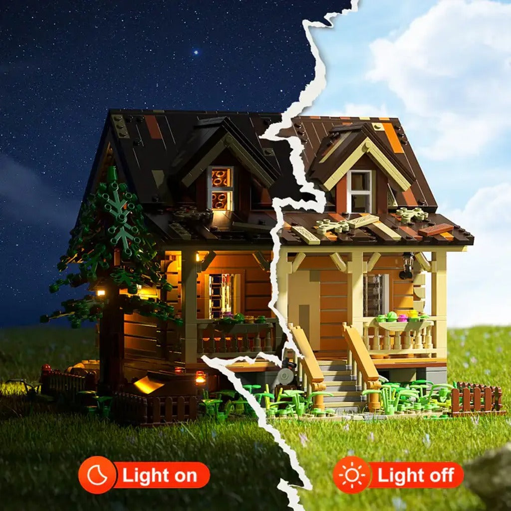 Lumibricks Wood Cabin (FH9001) building set - view 4