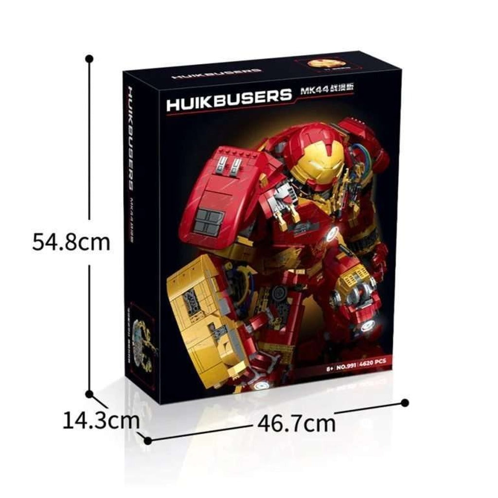 MOC 991 Hulkbuster MK44 Mech (Chrome Battle Damaged Version) building set - view 5