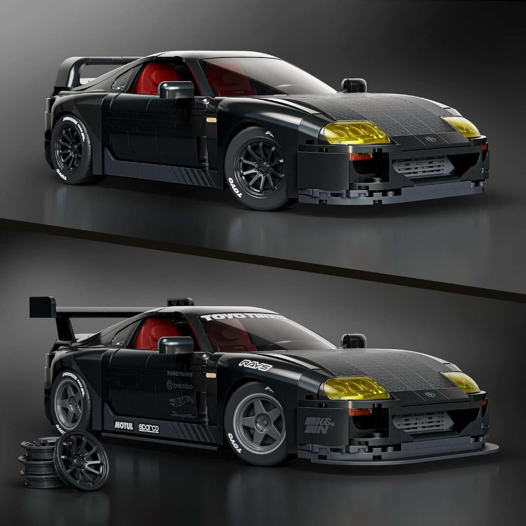 Mattel Brick Shop Hot Wheels 94 Toyota Supra MKIV building set - view 3
