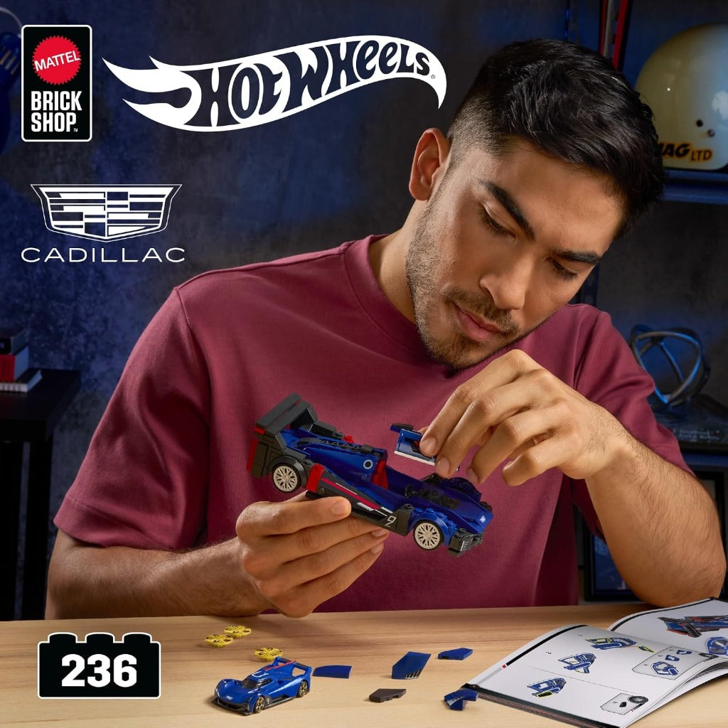 Mattel Brick Shop Hot Wheels Cadillac Project GTP Hypercar building set - view 2