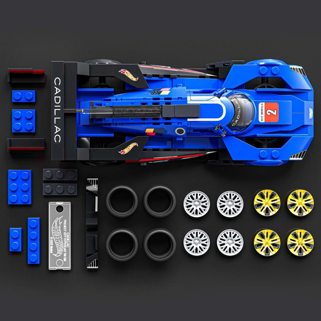 Mattel Brick Shop Hot Wheels Cadillac Project GTP Hypercar building set - view 4