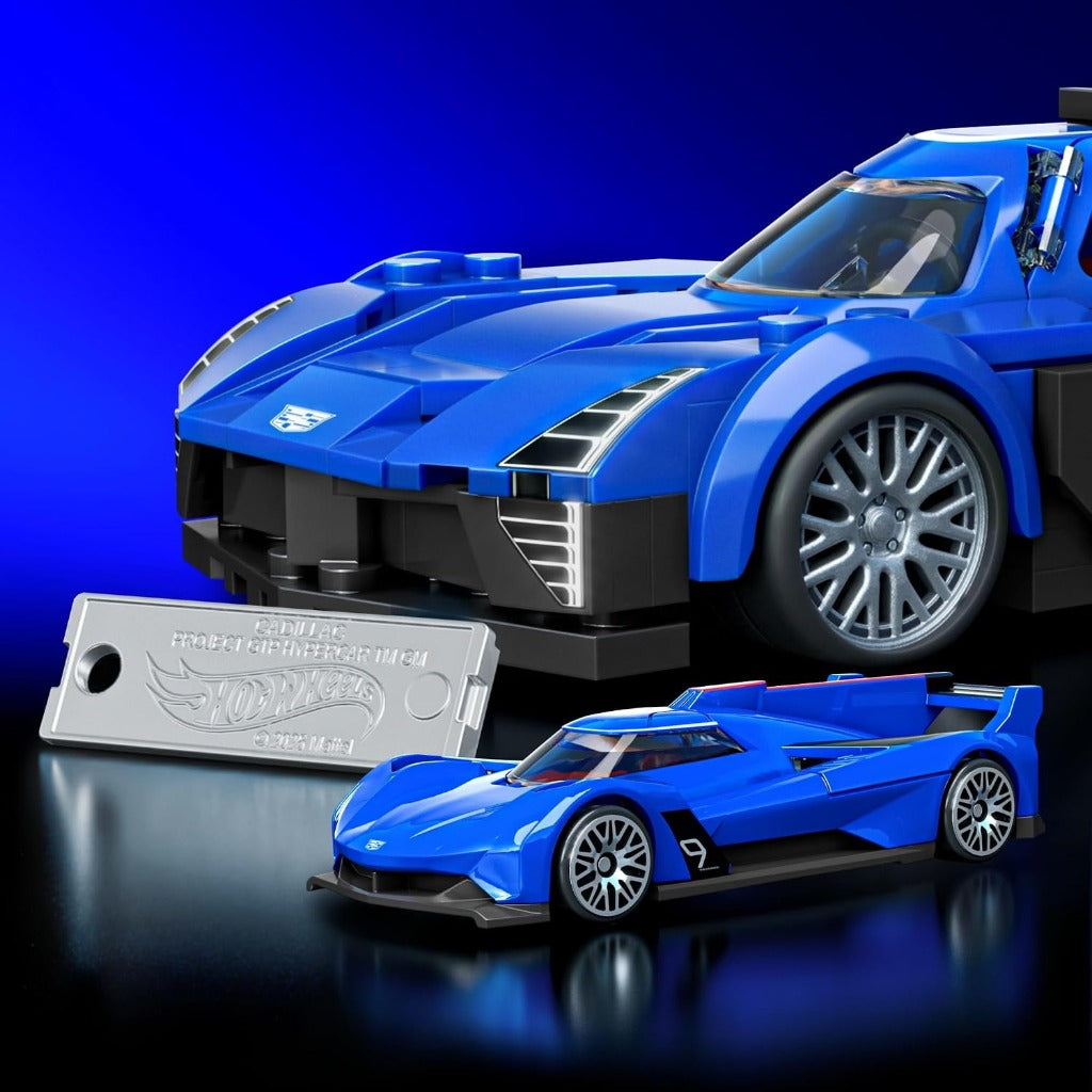 Mattel Brick Shop Hot Wheels Cadillac Project GTP Hypercar building set - view 5