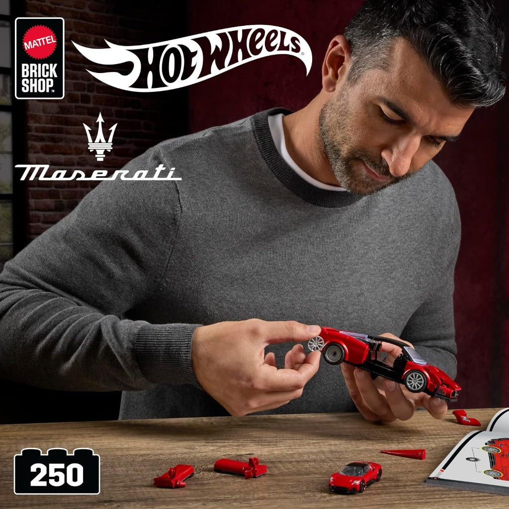 Mattel Brick Shop Hot Wheels Maserati MC20 building set - view 2