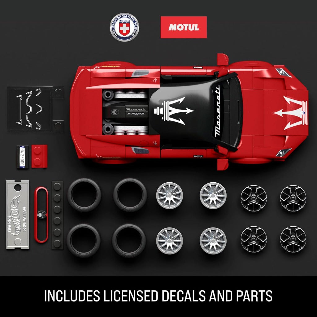 Mattel Brick Shop Hot Wheels Maserati MC20 building set - view 4
