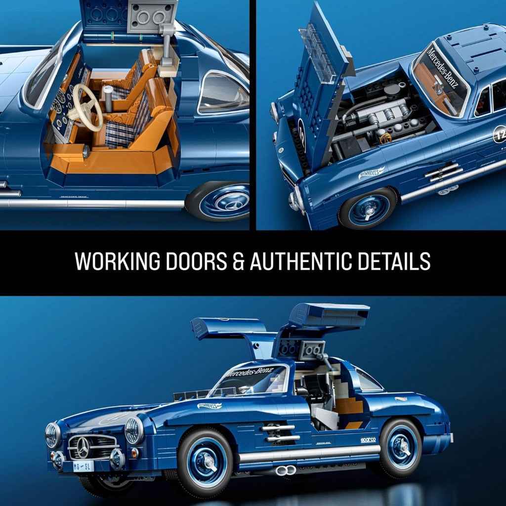 Mattel Brick Shop Hot Wheels Mercedes-Benz 300 SL building set - view 6