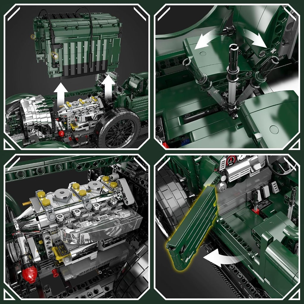 Mould King 1927-31 Blower Car (13191) building set - view 4